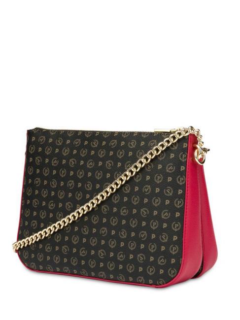 HERITAGE  Bolso de hombro con cadena laca negra - Bolsos Mujer