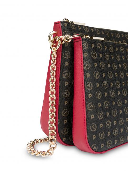 HERITAGE  Bolso de hombro con cadena laca negra - Bolsos Mujer