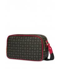 POLLINI HERITAGE  Bolso cámara con bandolera laca negra - Bolsos Mujer - 2