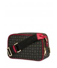 POLLINI HERITAGE  Bolso cámara con bandolera laca negra - Bolsos Mujer - 3