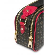 POLLINI HERITAGE  Bolso cámara con bandolera laca negra - Bolsos Mujer - 4