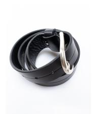 AERONAUTICA MILITARE CINTURA IN PELLE Hecho en Italia negro - Cinturones - 3