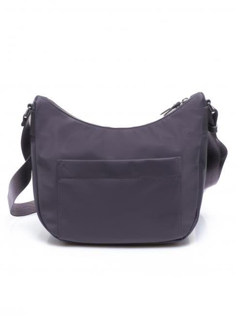 KARISSA 2.0 Bolso hobo peque&ntilde;o con bandolera gris oscuro ecol&oacute;gico - Bolsos Mujer
