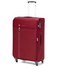 R RONCATO ONE WAY Juego de 3 carros portaequipajes de mano, exp medio, exp grande rojo - Set Trolley - 5