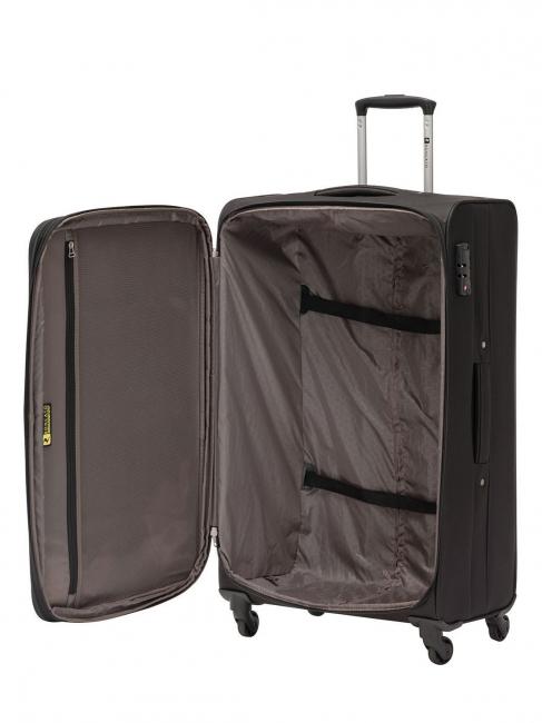 ONE WAY Juego de 3 carros portaequipajes de mano, exp medio, exp grande negro - Set Trolley