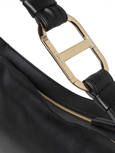 OVAL T HANDLE Bolso bandolera grande negro - Bolsos Mujer