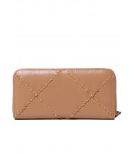 TWINSET BIG STITCHING Cartera grande con cremallera arena cubana - Carteras Mujer - 3