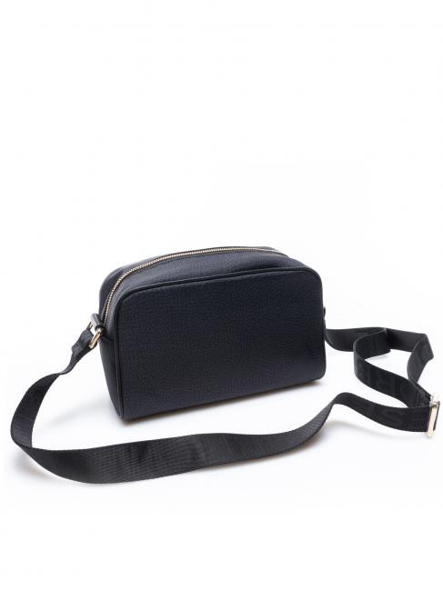 BORBONESO Mini bolso bandolera de tela negro oscuro - Bolsos Mujer