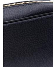 BORBONESE BORBONESO Mini bolso bandolera de tela negro oscuro - Bolsos Mujer - 4