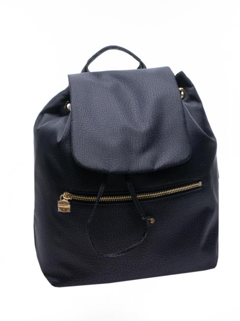 MEDIUM ECO LINE Mochila mediana de tela negro oscuro - Bolsos Mujer