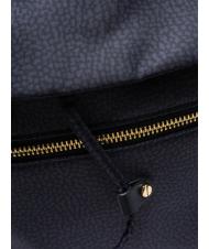 BORBONESE MEDIUM ECO LINE Mochila mediana de tela negro oscuro - Bolsos Mujer - 3