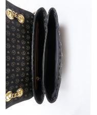 POLLINI HERITAGE Bolso bandolera mediano negro marrón - Bolsos Mujer - 6