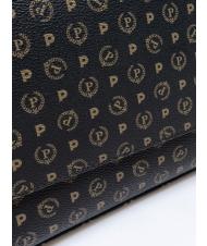 POLLINI HERITAGE Bolso bandolera mediano laca negra - Bolsos Mujer - 3
