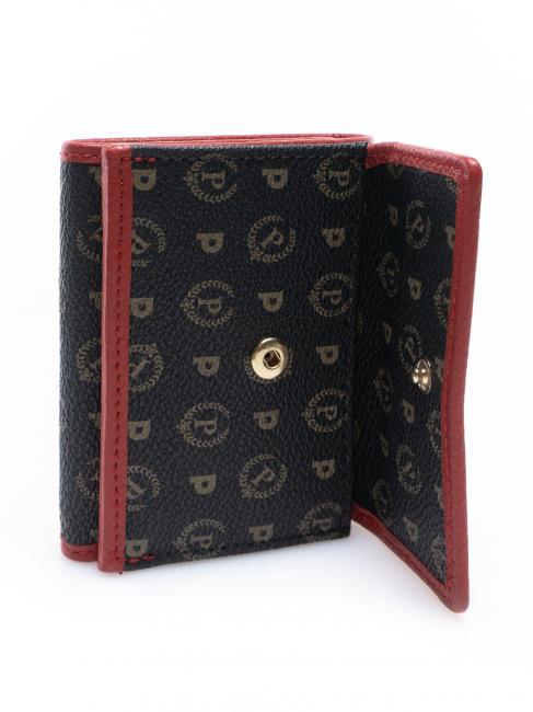 HERITAGE Cartera con solapa laca negra - Carteras Mujer