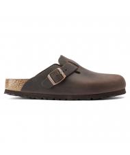 BIRKENSTOCK BOSTON Sandalia zueco de piel - Zapatos unisex