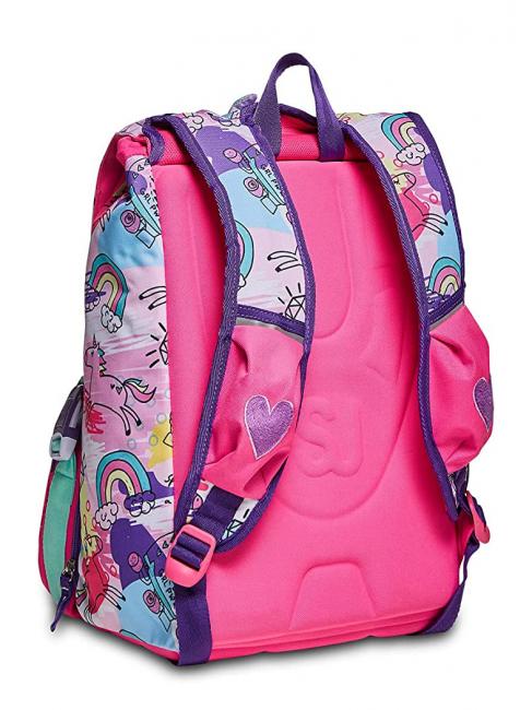 GANG ANIMALI FANTASY SJ Mochila extensible BOSQUE DE RAYAS NEGRAS - Mochilas Escuela & Tiempo Libre