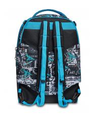SJGANG GANG ANIMALI FLIP 3D SJ Mochila trolley desmontable con ruedas triples negro - Mochilas con ruedas - 4