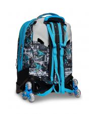 SJGANG GANG ANIMALI FLIP 3D SJ Mochila trolley desmontable con ruedas triples negro - Mochilas con ruedas - 8