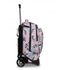 INVICTA NEW PLUG FANTASY Mochila trolley con trolley desmontable logotipo de camuflaje rosa - Mochilas con ruedas - 5
