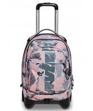 INVICTA NEW PLUG FANTASY Mochila trolley con trolley desmontable logotipo de camuflaje rosa - Mochilas con ruedas - 8