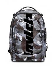 INVICTA NEW PLUG FANTASY Mochila trolley con trolley desmontable logotipo de camuflaje negro - Mochilas con ruedas - 2