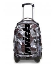INVICTA NEW PLUG FANTASY Mochila trolley con trolley desmontable logotipo de camuflaje negro - Mochilas con ruedas - 8