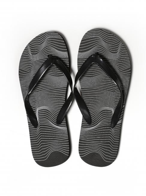 SANDY Zapatilla flip-flop blanco negro - Zapatos Hombre