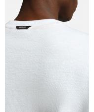 NAPAPIJRI S-MAEN Jersey de manga larga de algod&oacute;n con cuello redondo blanco brillante 002 - Su&eacute;teres de los hombres - 5