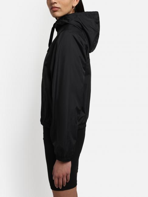 A-MORGEX W chaqueta kway con capucha negro 041 - Chaquetas de mujer