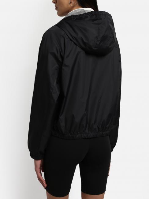 A-MORGEX W chaqueta kway con capucha negro 041 - Chaquetas de mujer