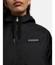NAPAPIJRI A-MORGEX W chaqueta kway con capucha negro 041 - Chaquetas de mujer - 5