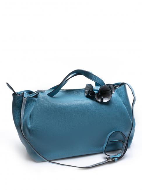 ORTENSIA Bolso de mano con bandolera azul - Bolsos Mujer