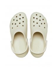 CROCS CLASSIC PLATFORM CLOG W Sandalia zueco hueso - Zapatos Mujer - 3