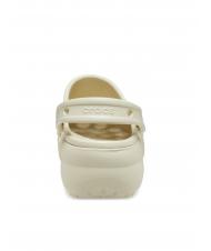 CROCS CLASSIC PLATFORM CLOG W Sandalia zueco hueso - Zapatos Mujer - 4