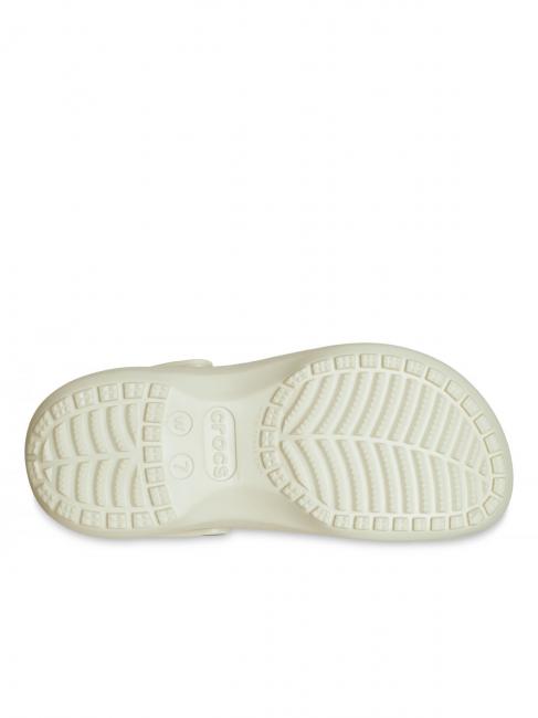 CLASSIC PLATFORM CLOG W Sandalia zueco hueso - Zapatos Mujer