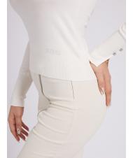 GUESS ELINOR Suéter de cuello redondo cremwhi - Suéteres de mujer - 4