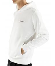 CALVIN KLEIN MICRO LOGO REPREVE Sudadera Blanco brillante - Sudaderas - 2