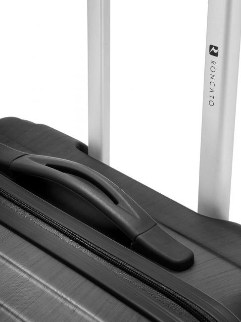 FLIGHT carro de tamaño mediano negro - Trolley Rígidos