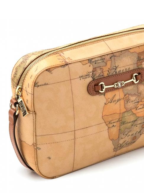 GEO CLASSIC Bolso reportero NATURAL - Bolsos Mujer