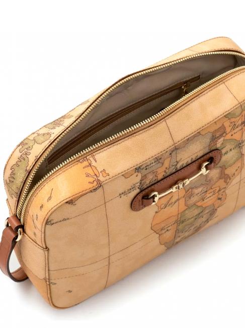 GEO CLASSIC Bolso reportero NATURAL - Bolsos Mujer