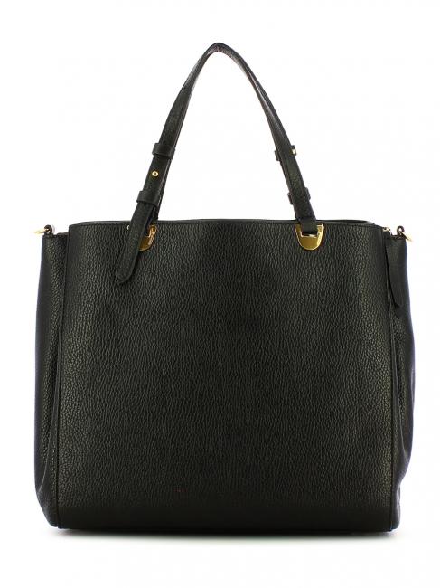 LEA Bolso bandolera en piel texturizada negro - Bolsos Mujer