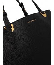 COCCINELLE LEA Bolso bandolera en piel texturizada negro - Bolsos Mujer - 5