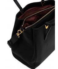 COCCINELLE LEA Bolso bandolera en piel texturizada negro - Bolsos Mujer - 6