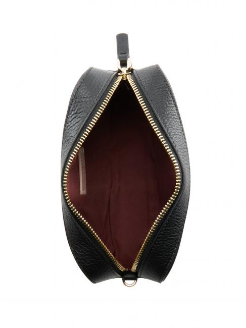 TEBE Bolso bandolera en piel texturizada negro - Bolsos Mujer