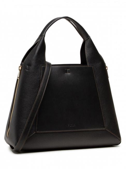 GILDA Bolso bandolera, con bandolera negro + mármol c - Bolsos Mujer