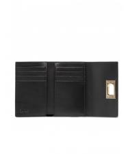 FURLA 1927 Cartera compacta en piel ares negro - Carteras Mujer - 2