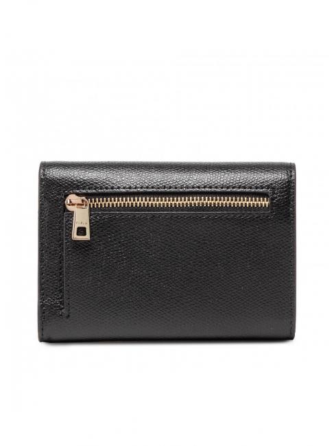 1927 Cartera compacta en piel ares negro - Carteras Mujer