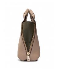 FURLA GILDA Bolso tote Roma y piel de becerro st eracle gris + salvia c - Bolsos Mujer - 4