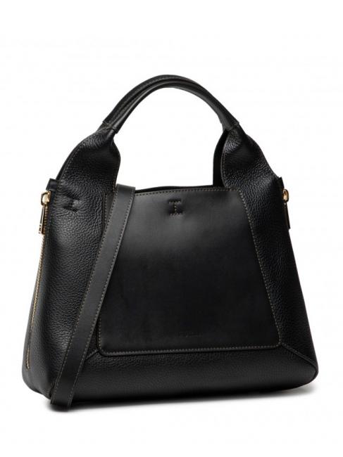 GILDA Bolso tote Roma y piel de becerro st eracle negro + mármol c - Bolsos Mujer