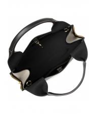 FURLA GILDA Bolso tote Roma y piel de becerro st eracle negro + mármol c - Bolsos Mujer - 7